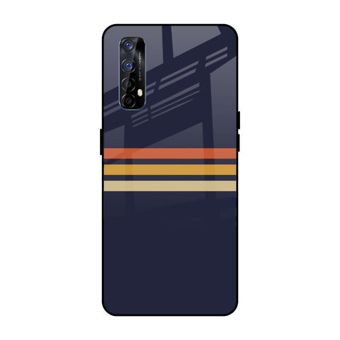 Tricolor Stripes Glossy Case For Realme Narzo 20 Pro