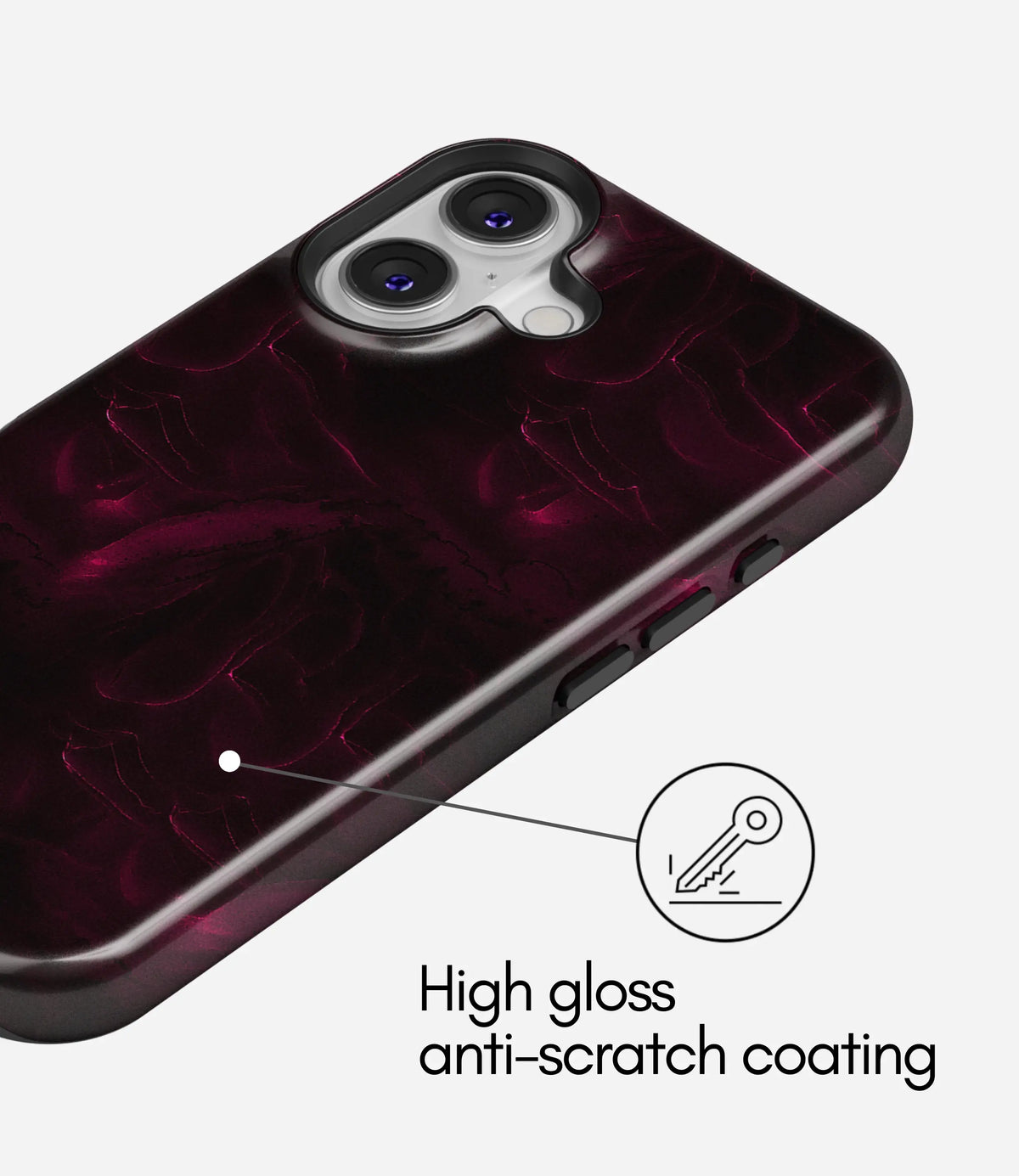 Velvet Abyss Premium Tough Shining Phone Case (Double Layer) Available For All iPhone Models