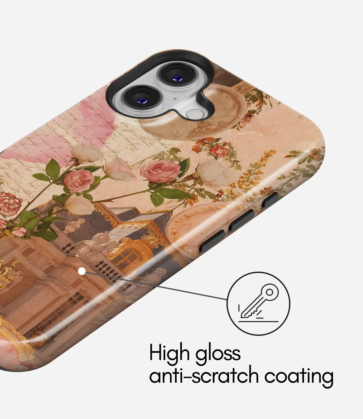 Roses & Royalty Premium Tough Shining Phone Case (Double Layer) Available For All iPhone Models