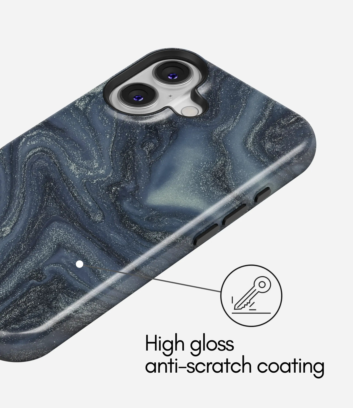 Cosmic Drift Premium Tough Shining Phone Case (Double Layer) Available For All iPhone Models