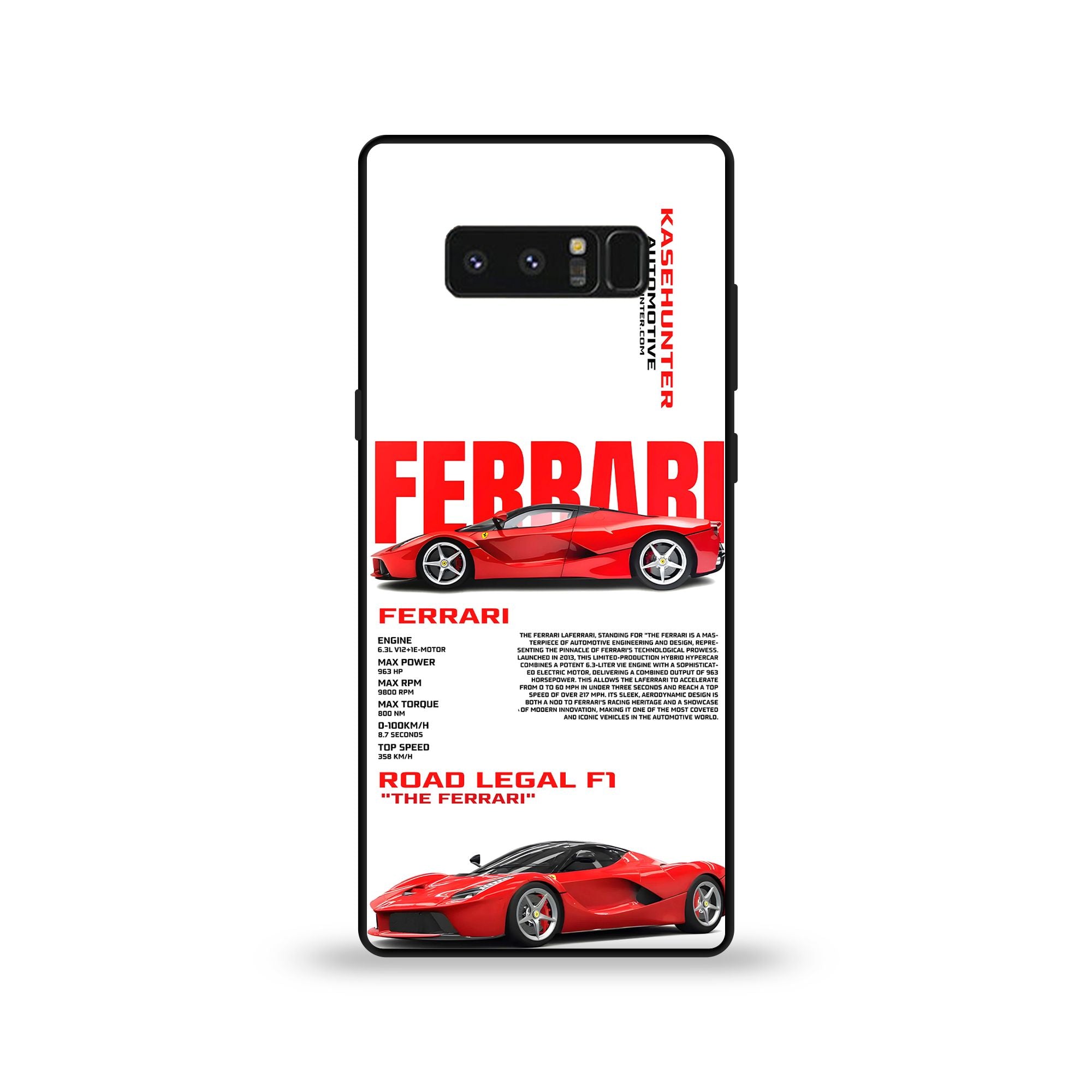 Samsung Galaxy Note 8 - Wallpaper 163 - Premium Printed Glossy Phone Case
