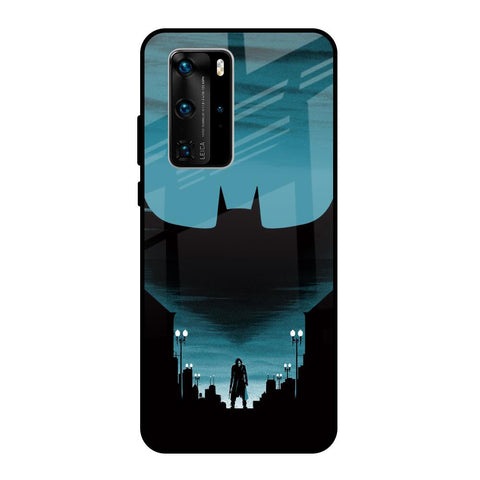 Cyan Bat Glossy Case for Huawei P40 Pro
