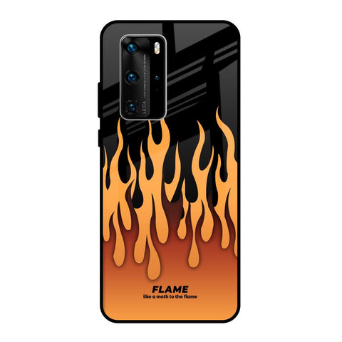 Fire Flame Glossy Case for Huawei P40 Pro
