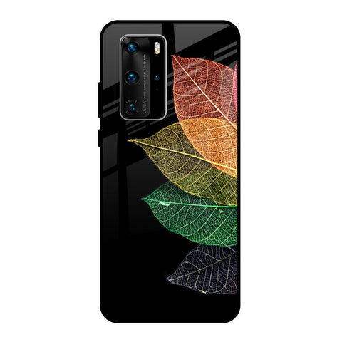 Colorful Leaves Glossy Case for Huawei P40 Pro