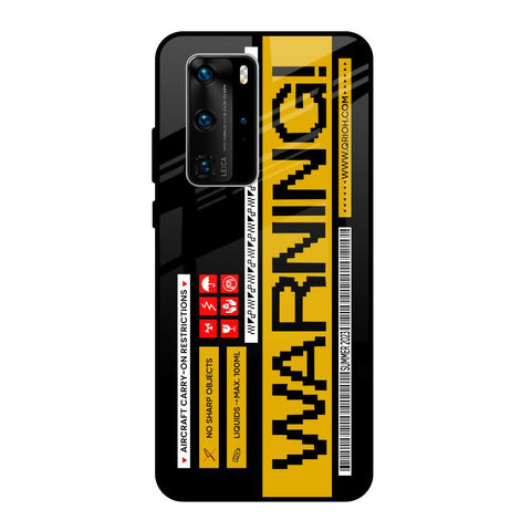 Aircraft Warning Glossy Case for Huawei P40 Pro
