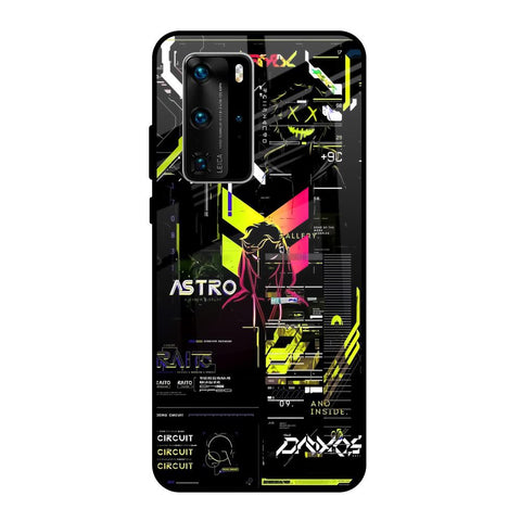 Astro Glitch Glossy Case for Huawei P40 Pro
