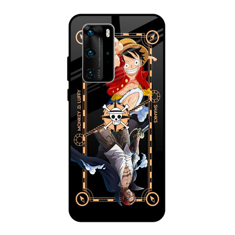 Shanks & Luffy Glossy Case for Huawei P40 Pro