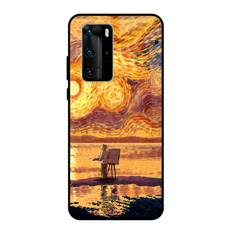 Sunset Vincent Glossy Case for Huawei P40 Pro