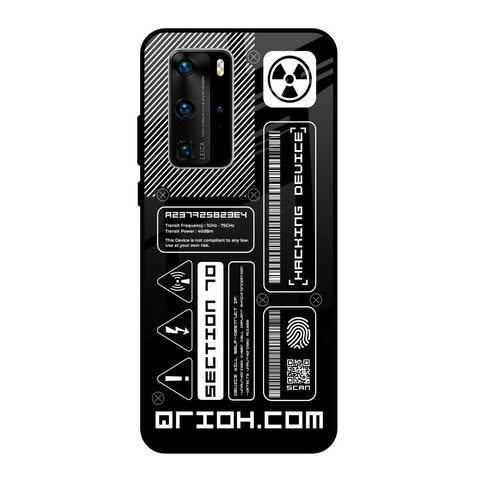 Futuristic Art Glossy Case for Huawei P40 Pro