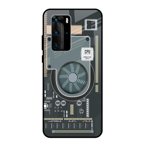 Motherboard Circuit Glossy Case for Huawei P40 Pro