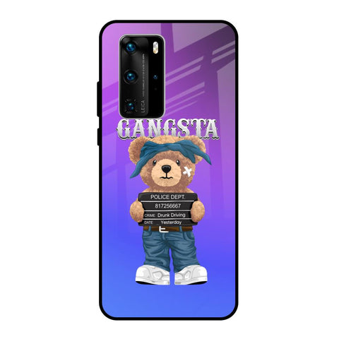 Gangsta Bear Glossy Case for Huawei P40 Pro