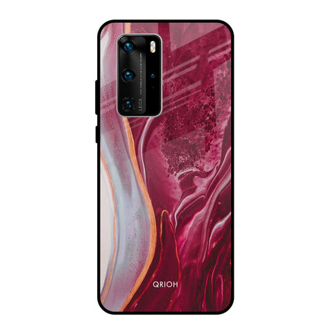Crimson Ruby Glossy Case for Huawei P40 Pro