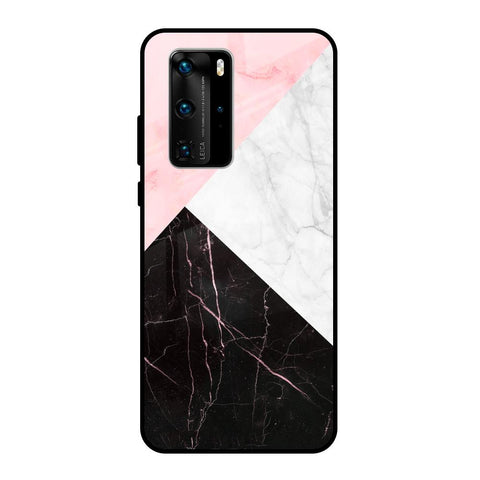 Marble Collage Art Glossy Case For Huawei P40 Pro
