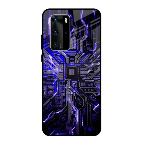 Techno Color Pattern Glossy Case For Huawei P40 Pro