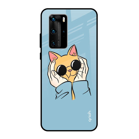 Adorable Cute Kitty Glossy Case For Huawei P40 Pro