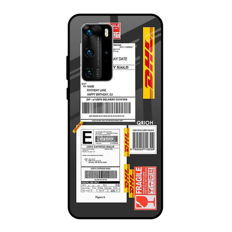 Cool Barcode Label Glossy case For Huawei P40 Pro