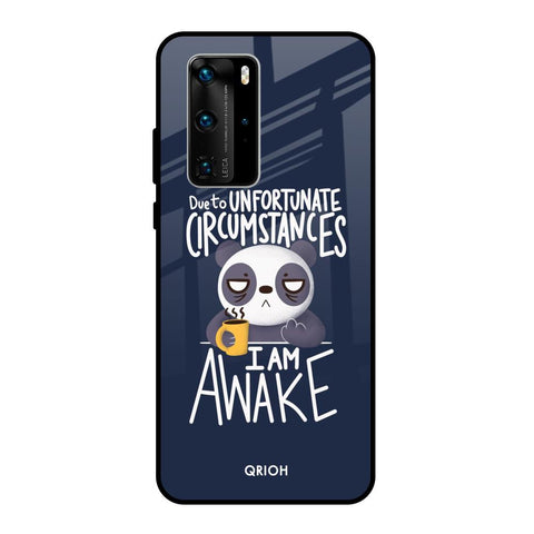 Struggling Panda Glossy Case for Huawei P40 Pro