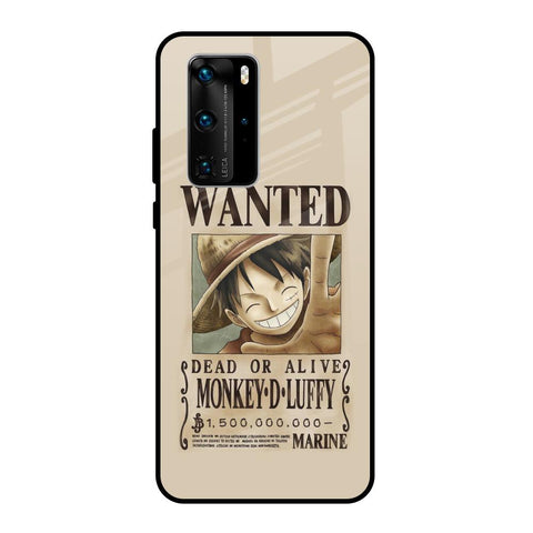 Luffy Wanted Glossy Case for Huawei P40 Pro