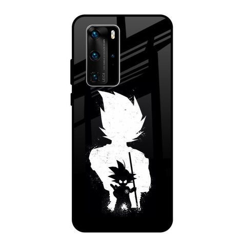 Monochrome Goku Glossy Case for Huawei P40 Pro