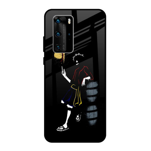 Luffy Line Art Glossy Case for Huawei P40 Pro