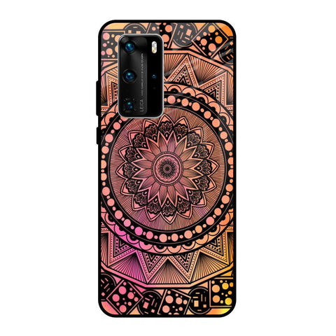 Floral Mandala Glossy Case for Huawei P40 Pro