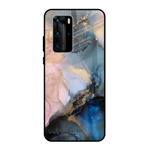 Marble Ink Abstract Glossy Case for Huawei P40 Pro