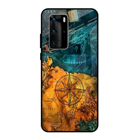Architecture Map Glossy Case for Huawei P40 Pro