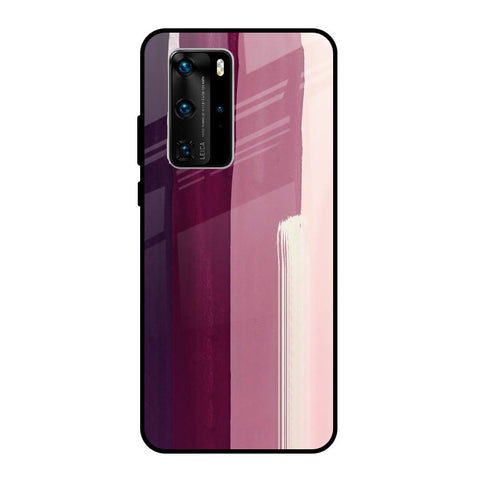 Brush Stroke Art Glossy Case for Huawei P40 Pro