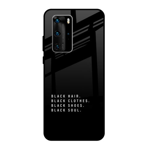 Black Soul Glossy Case for Huawei P40 Pro