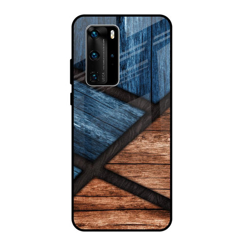 Wooden Tiles Glossy Case for Huawei P40 Pro