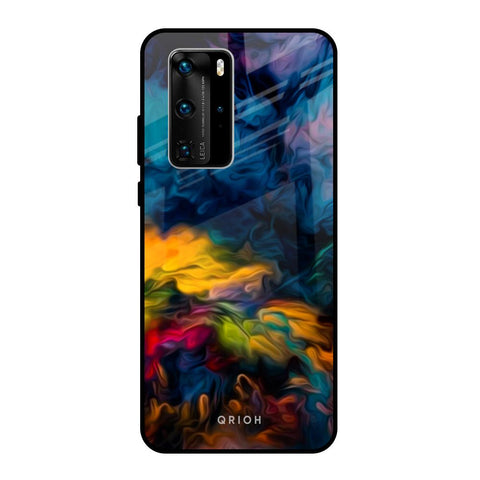 Multicolor Oil Painting Glossy Case for Huawei P40 Pro