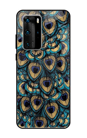 Peacock Feathers Glossy case for Huawei P40 Pro