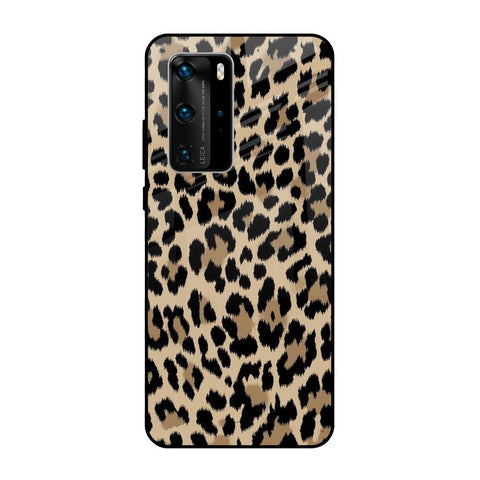 Leopard Seamless Glossy Case For Huawei P40 Pro