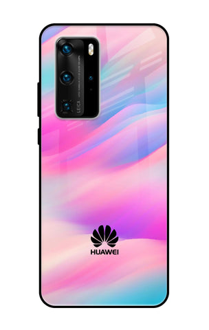 Colorful Waves Glossy case for Huawei P40 Pro