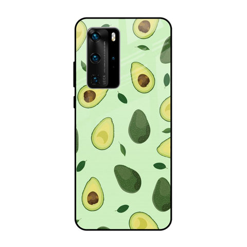 Avocado Green Glossy Case For Huawei P40 Pro