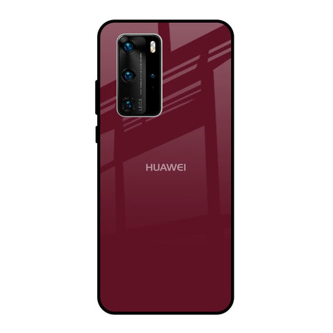 Classic Burgundy Glossy Case for Huawei P40 Pro
