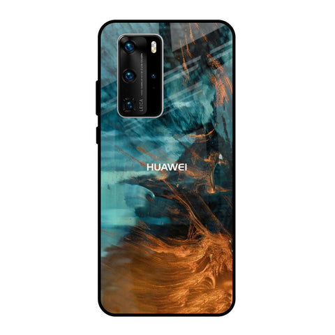 Golden Splash Glossy Case for Huawei P40 Pro
