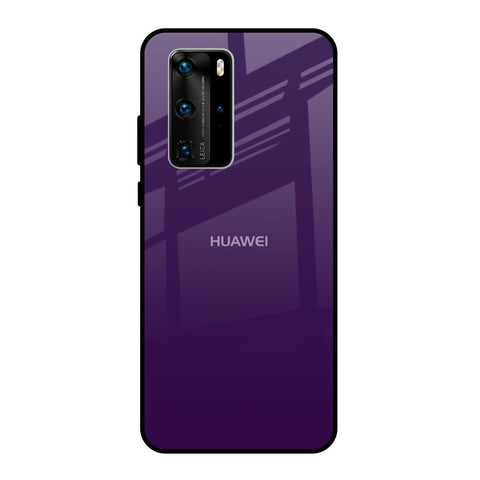 Dark Purple Glossy Case for Huawei P40 Pro