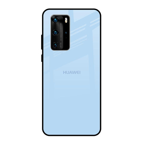 Pastel Sky Blue Glossy Case for Huawei P40 Pro