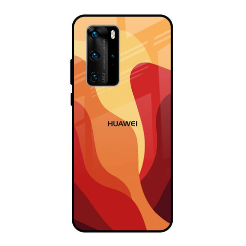 Magma Color Pattern Glossy Case for Huawei P40 Pro