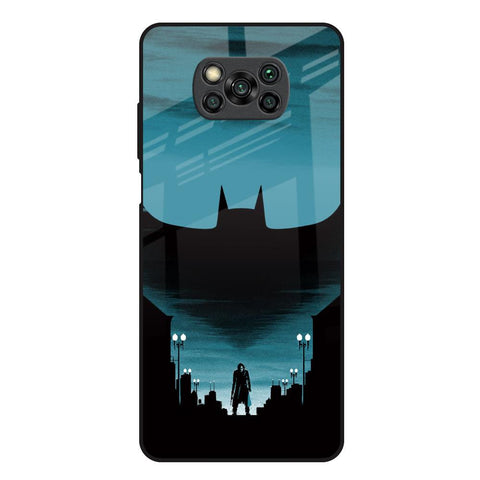 Cyan Bat Glossy Case for Poco X3