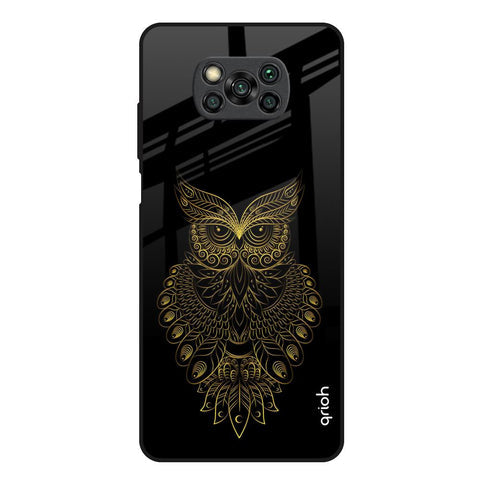 Golden Owl Glossy Case for Poco X3