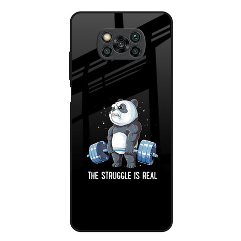 Real Struggle Glossy Case for Poco X3