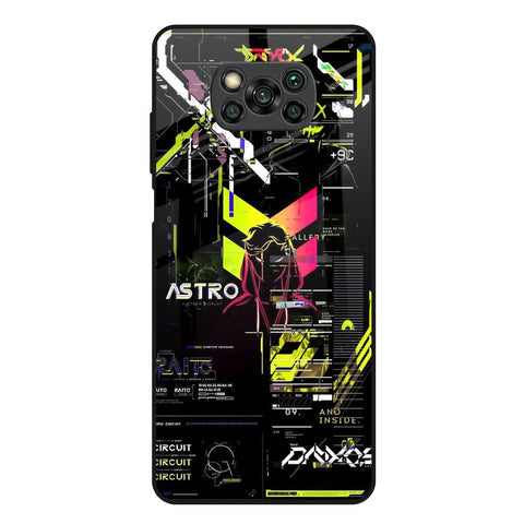 Astro Glitch Glossy Case for Poco X3