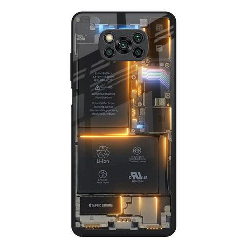 Glow Up Skeleton Glossy Case for Poco X3