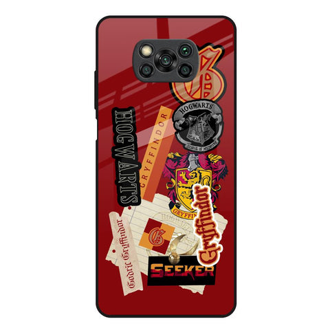 Gryffindor Glossy Case for Poco X3