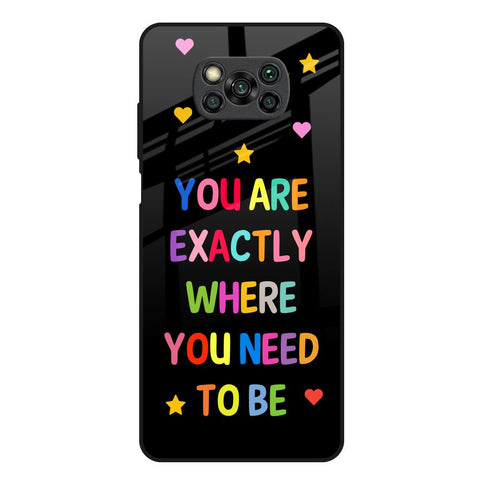 Magical Words Glossy Case for Poco X3
