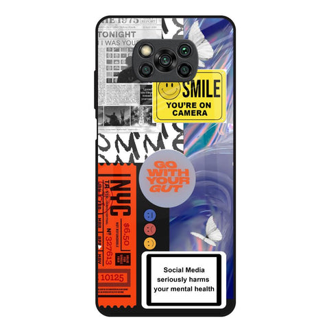 Smile for Camera Glossy Case for Poco X3