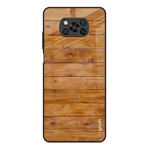 Timberwood Glossy Case for Poco X3