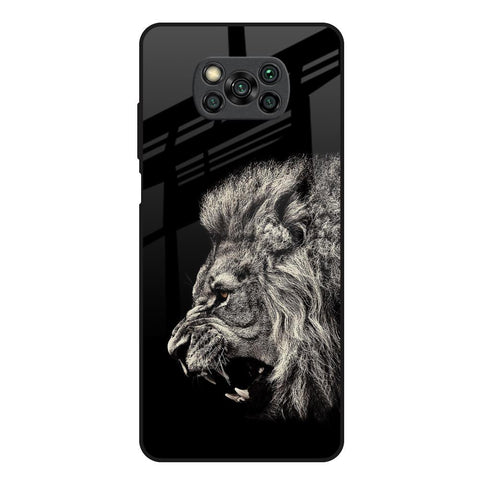 Brave Lion Glossy Case for Poco X3
